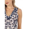 Women's Sleeveless Ruffle Tank - Veronica M - 2 of 3