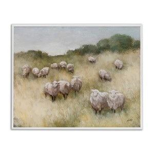 Stupell Industries Sheep Herd in Rural Grassland, 14" x 11" - 1 of 4