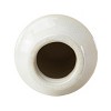 White Swirl Stoneware Vase - Foreside Home & Garden - 3 of 4