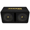 Kicker 50DCWC102 Dual CompC 10-inch Subwoofers in Vented Enclosure, 2-Ohm - 4 of 4