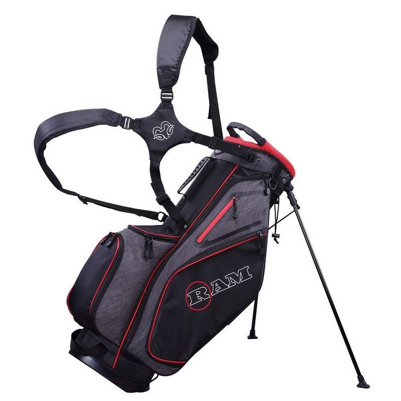 Ram Golf Premium Tour Golf Stand/Carry Bag, 5 of 6