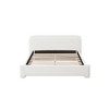 NicBex All Size White Wooden Bed Frame with Bouce Upholstered Headboard,Modern Platform Bed,No Box Spring Needed - 3 of 4