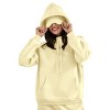 Attraco Women's Airplane Model Travel Hoodie Eye Mask Built in Long Sleeve Oversized Sweatshirt Fleece Hooded with Kangaroo Pocket - 4 of 4