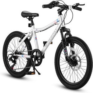TopComfy Bicycles Kids Mountain Bike with 7 Speed Front Suspension and Disc Brake for Outdoor Adventure, 54"*23"*31.5" - 1 of 4