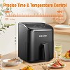 MaseiKar Air Fryer 3 Qt, Small Airfryer Digital , Bake, Reheat, Roasts for Quick Easy Meals, Mini Compact & Quiet, Nonstick & Dishwasher Safe Basket - 4 of 4