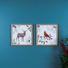 Melrose Framed Deer Cardinal Wall Art (Set of 2) - 3 of 4