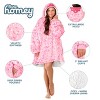The Bare Homey - Adult Wearable Blanket - Fleece Side Pockets - 3 of 4