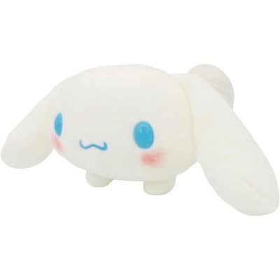 Sanrio Fluffy Cinnamoroll, Yes Type Plush Toy, H 4.1 x W 5.5 x D 5.9 inches (10.5 x 14 x 15 cm)