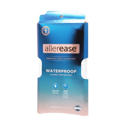 AllerEase Standard/Queen Cotton Pillow Protector in the Pillow Protectors  department at