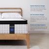 ELJGET Twin XL Mattress, 10 Inch Hybrid Mattress in a Box, Zoned Pressure Relief, Medium Firm Feel, Motion Isolation, Deep Sleep, White - 3 of 4