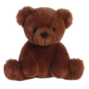 Aurora Small Gelato Bear Snuggly Stuffed Animal Chocolate 9" - 1 of 4