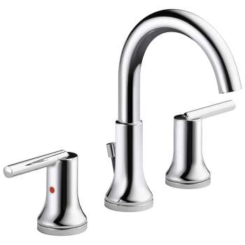 Delta Faucets Trinsic Two Handle Widespread Bathroom Faucet