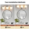 KAISITE 3 - Light Dimmable Vanity Light Black Bathroom Light Fixture - 3 of 4