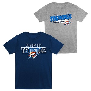 NBA Oklahoma City Thunder Toddler Boys' 2pk T-Shirt - 1 of 3