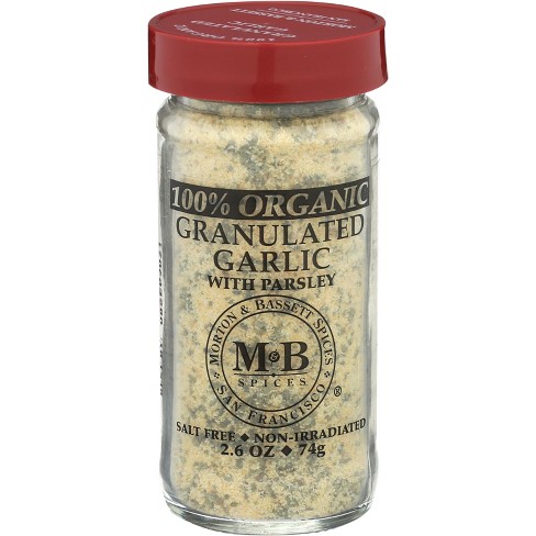 Morton & Bassett Garlic with Parsley Granulated Organic - Pack of 3 - 2.6 oz - image 1 of 1