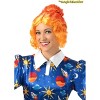 HalloweenCostumes.com One Size Fits Most  Women  Magic School Bus Ms Frizzle Wig, Orange - 2 of 4