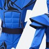 SYNCFUN Halloween Blue Ninja Costume for Boys Stealth Costume Halloween Kids Kung Fu Outfit - 3T - 4 of 4
