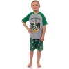 Harry Potter Boys' Hogwarts All Houses Sleep Pajama Set Shorts Multicolored - image 4 of 4