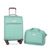Whisen 4-Piece Luggage Set, Lightweight Terylene Suitcases and Bag with 360° Spinner Wheels, and Multiple Pockets - 2 of 4