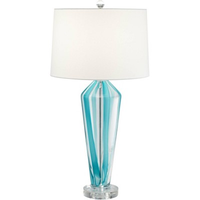 teal table lamp shade