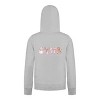 Everyday Kids Christmas Collection Most Wonderful Time Girls Zip up Hoodie – Pink Holiday Sweatshirt - 4 of 4