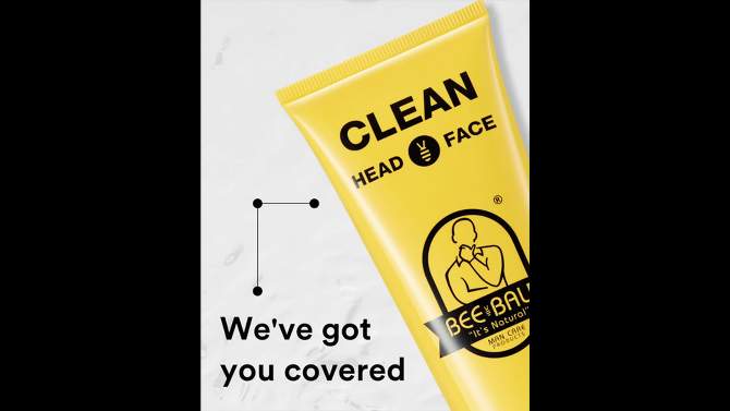 Bee Bald Clean Head and Face Daily Cleanser - 4 fl oz, 2 of 7, play video