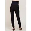 Pinkblush Black Stretchy Slim Fit Crop Maternity Dress Pants - 4 of 4