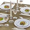 Silver Spoons Elegant Disposable Dinnerware Set for Party, Includes 20 Dinner Plates (10.25”) & 20 Side Plates (7.5”) – Bella Collection - image 2 of 4