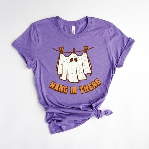 Simply Sage Market Women's Hang In There Ghost Short Sleeve Graphic Tee - 1 of 3
