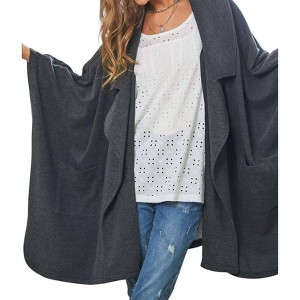Women's That's Not All Open Front Jacket - DAVI & DANI - 1 of 4