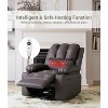 22" Oversized Recliner Chairs with Heat and Massage - Lazy Sofa for Adults- Manual Chair Recliner with Cup Holder - 4 of 4