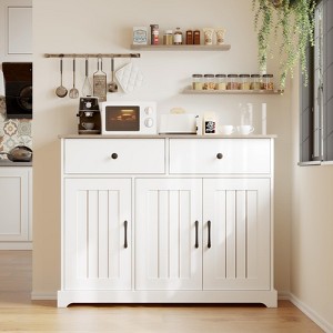 Kitchen Storage Cabinet, 42" Sideboard Buffet Cabinet with Drawers - 1 of 4