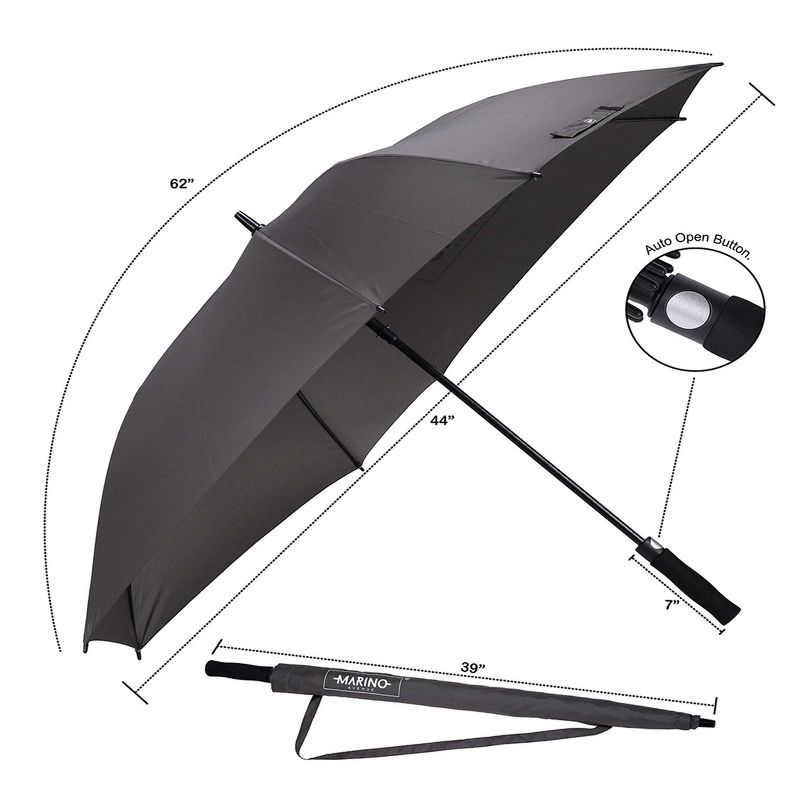 Mio Marino | Extra Large 62"  Automatic Open Golf Umbrella, 2 of 6