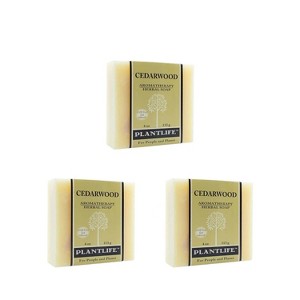 Plantlife Cedarwood Bar Soap - Moisturizing and Soothing Soap for Your Skin - Hand Crafted Using Plant-Based Ingredients - Made in California 4oz Bar - 1 of 2