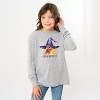The Juniper Shop Chick Or Treat Watercolor Distressed Youth Long Sleeve Tee - 3 of 4
