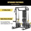 Power Cage, Power Rack with Dual Independent Pulley System,2000LB Capacity Workout Cage with Adjustable Cable Crossover System and Training Attachment - 3 of 4