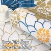 Modern Floral Rug Washable Area Rug Farmhouse Living Room Bedroom Rug Carpet - 4 of 4