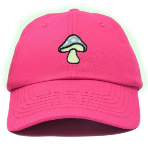 Dalix Mushroom Embroidered Fungi Magic Dad Hat Cotton Baseball Cap Adjustable Mens - 1 of 4