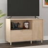 Clifford Place Office Credenza Natural Maple - Sauder: Media Stand with Adjustable Shelf & File Storage - image 4 of 4