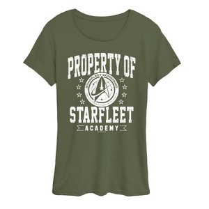 Women's - Star Trek - Property of Starfleet Short Sleeve Graphic T-Shirt - 1 of 4