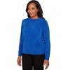 Alfred Dunner Women's Cable Chenille Pullover Sweater - 3 of 4