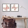 Stupell Industries Pink & Glam Butterflies Nature Black Framed Giclee Art (Set of 2) - 2 of 4