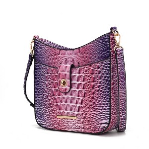 MKF Collection Giovana Gradient Rainbow Faux Women’s Crossbody Bag by Mia K - 1 of 4