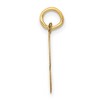Black Bow Jewelry 14k Yellow Gold, Madison Collection, Medium Script Initial Pendant A-W - 2 of 4