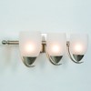 Yosemite Home Decor 1261-3V-BN Mirror Lake Collection Three Light Vanity, Brushed Nickel, 66 Piece - 3 of 4