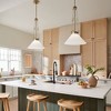 Albers 18.25 Inch 1 Light Pendant with Opal Glass in Black - 4 of 4