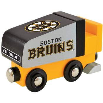 MasterPieces Officially Licensed NHL Boston Bruins Wooden Toy Train Engine For Kids