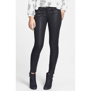 Women's Mya Zipper Detail Waxed Coated Skinny Jeans - articles of society - 1 of 2