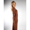 Jess by Meiko Women's Scoop Neck Long Sleeves Bodycon Sculpt Maxi Dress - 2 of 4