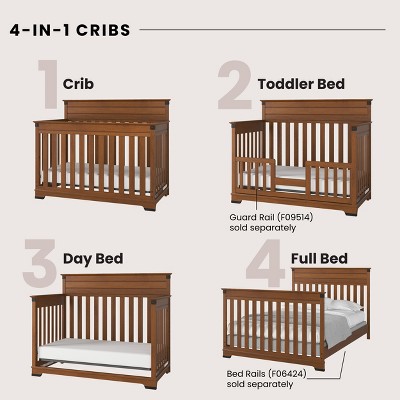 Coach Cherry 4-in-1 Convertible Wood Crib